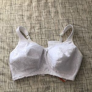 New White Wireless 18Hr Bra 42DDD